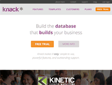 Tablet Screenshot of knack.com